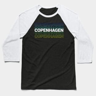 Copenhagen - Kinetic Style Baseball T-Shirt